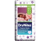 Pieluchomajtki Huggies Dry Nites Dziewczynki 4-7 lat